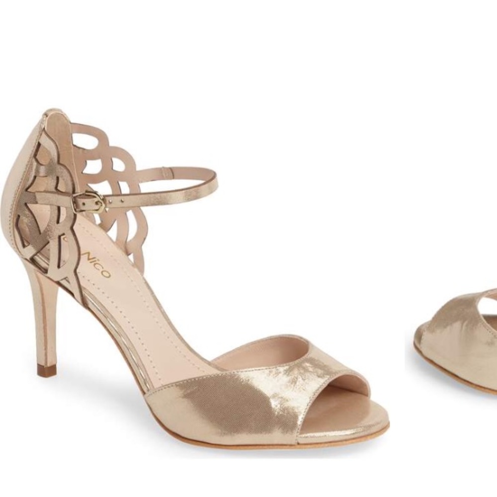 Gold heels